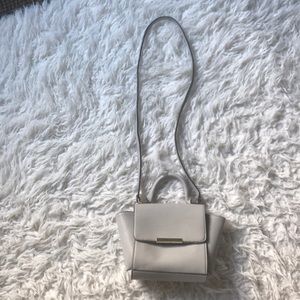 Gray crossbody bag